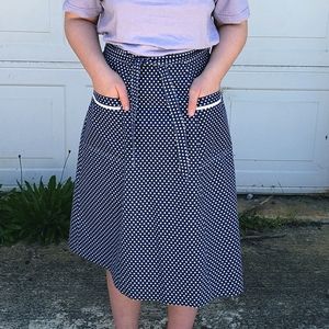 Vintage Joyce Jaguar Collection Faux wrap skirt